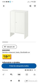 Skrinka BAGGEBO IKEA - 3