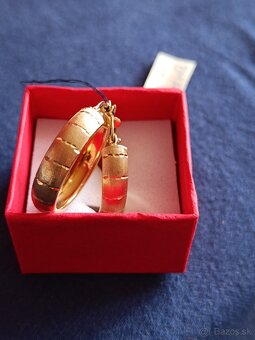 Zlaté náušnice 585 výnimočné - 3