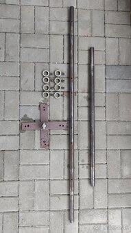 0,5 kg oceľové závažia a tyče - 3