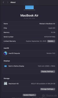 MacBook Air M3 - 3