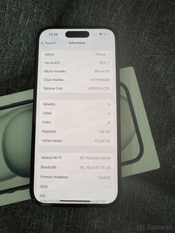 iPhone 15 128GB cierny - 3
