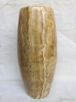 Kamena vaza velka zlaty onyx - 3