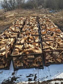 Palivové drevo BUK - štiepané, dĺžka 33 cm - 3