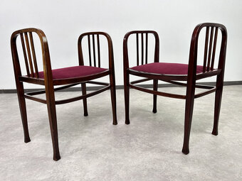 Thonet kresielka - taburety 1900 Otto Wagner - 3