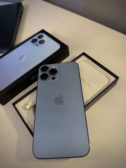 Predám Apple iPhone 13 Pro max, Sierra Blue, 128gb - 3
