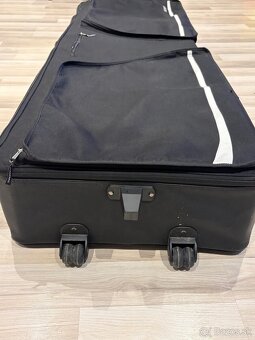 Pevný látkovy  kufor na kolieskach na klávesy - 3