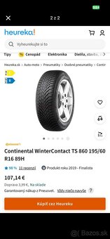 Zimne Elektrony BMW 195/60 R16 5x112 - 3