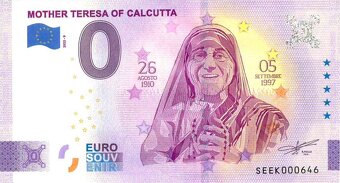 0 € suvenírové bankovky - 3