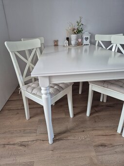 Jedálenský stôl Ingatorp + 4 stoličky Ingolf - 3