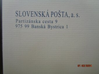 Poštové známky - SLOVENSKO - SLUŽOBNÁ OBÁLKA - 3
