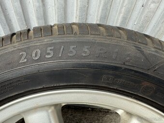 16" Elektrony BBS 5x100 so zimnymi pneu 205/55 R16 - 3