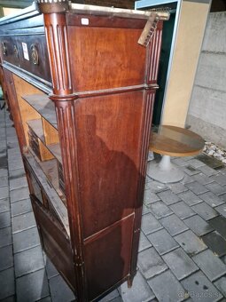 14 - Predám starožitný sekretár z mahagónu - 3