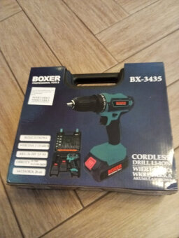 Aku skrutkovač 2x24V + príslušenstvo BX3435 BOXER-nový - 3