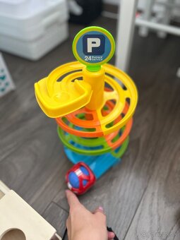 Autickova draha detska hracka spirala plus 1 auticko - 3