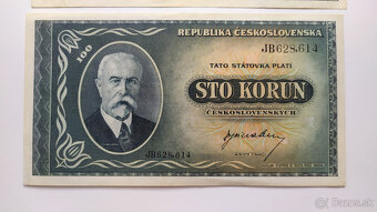 100 Kčs 1945 neperforované - 3