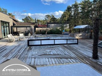 Zastrešenie bazéna, bazénu, 370 x 1053 x 65 cm – System Cove - 3