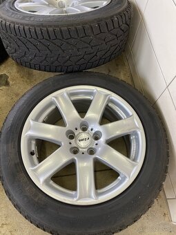 Alu disky 5x112 + zimné 225/55 R17 Audi ALLroad - 3