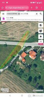 Pozemky v intravilane obce Hrušove - 3