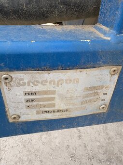 Predam postrekovac Greenpon pony 2500/18 - 3