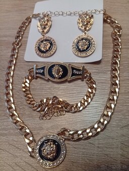 VERSACE NÁDHERNÝ LUXUSNÝ POZLÁTENÝ SET - 3