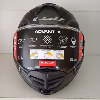 Silniční překlápěcí přilba LS2 Advant METRYK X - 3