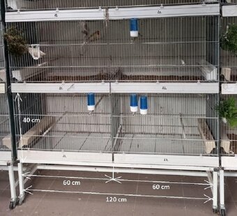 Zostava 4ks Talianskych klietok (ART 402) 120cm - 3