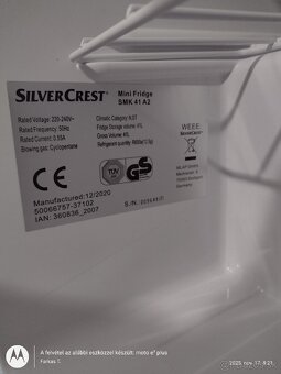 SILVERCREST Mini chladnička "SMK 40 A2", objem 41 l - 3