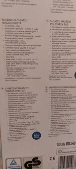 Masážny vankúš shiatsu na chrbát - 3