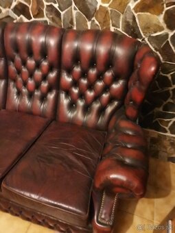 kozenna trojsedacka chesterfield - 3