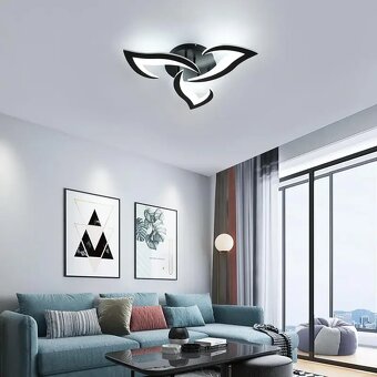 Stropné LED svietidlo - čierna, biela 35W - 3