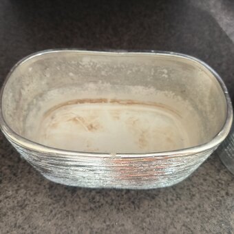 Kvetináče strieborné keramické - 3