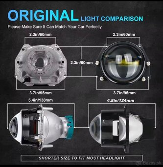3.0 Bi-led sada na dva svetlomety - 3