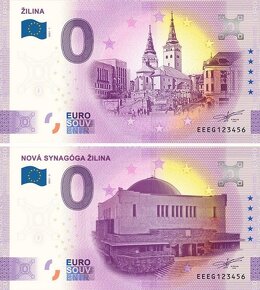 0 euro bankovka / 0 € souvenir - 2021/1 - 3