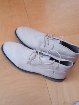 Pánske semišové topánky svetlohnedé-nové - 3