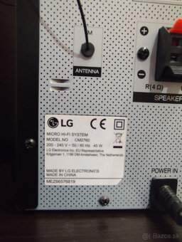 Predám LG CM2760 mikrosystém - 3