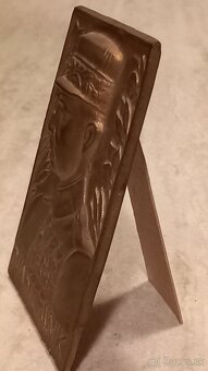 Starý plastický obraz M.R.Štefánik - 3