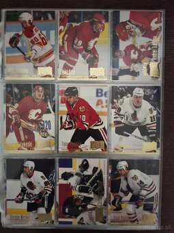 Predám hokejové kartičky ultra fleer 94-95 set druha seria - 3
