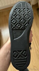 Converse topánky - čierna koža (veľkosť 43) - 3