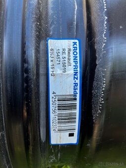 Plechové disky Renault 6,5j x15H2 4x100 - 3