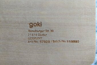 GOKI Drevené vkladacie puzzle - Mláďatká - 3