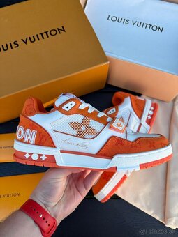 Louis vuitton tenisky orange full box - 3