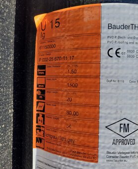PVC hydroizolačná fólia BauderTHERMOFOL U15 - 3