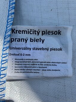 Predám kremičitý piesok - 3