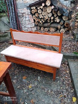 Predàm drevené stoly, lavičky, stoličky, poličky - 3