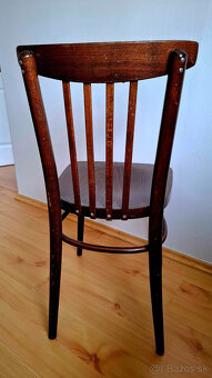 drevená  retro stolička - 3