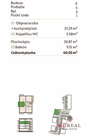 PREDAJ: Nový 1i byt s balkónom a pivnicou, Skalická, Nové Me - 3