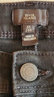 Pánske skinny rifle River Island - veľkosť 30 - 3