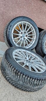 ALU Audi 5x112 a zimné Nexen 225/50 R17 - 3