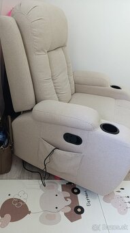 Polohovateľné masážne kreslo - 3