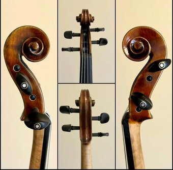 husle 4/4 model Stradivari ( olejovy lak) - 3